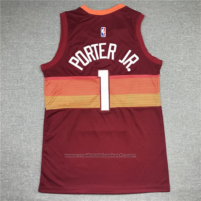 Maillot Denver Nuggets Michael Porter #1 Ville 2020-21 Rouge
